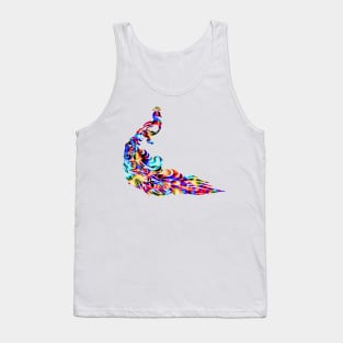 Peacock Abstract Tank Top